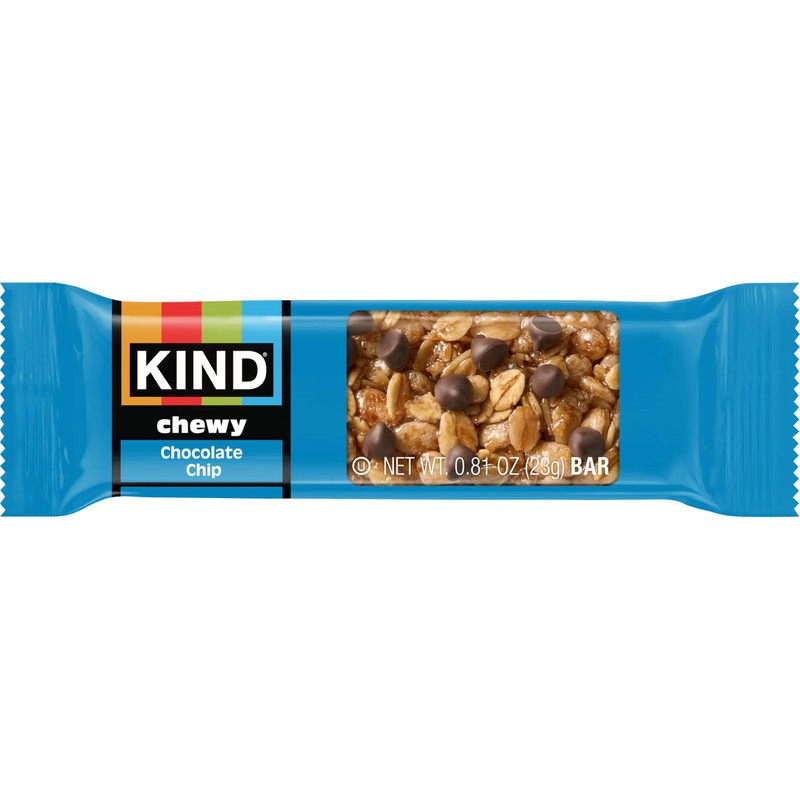 KIND Chewy Granola Bars, Chocolate Chip, Gluten Free, Low Calorie,