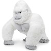 ZHONGXIN MADE Albino Gorilla Plush Toy, Realistic Albino Gorilla Stuffed