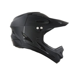 Demon United Podium Black/Black Full Face Mountain Bike Helmet- BMX Helmet- with Demon Viper MTB Goggles- 3 Goggle Color Options Available (Green Goggle Frame, Medium)