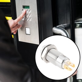 The Lord of the Tools 2x 4-poliger Edelstahl-Druckknopf mit O-Ring 8 Mm für Schwachstromanwendungen Zugangskontrolle