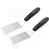 Brownie Spatula 2 Pieces,Small Spatulas for Kitchen Use,Small Metal Spatula,Mini