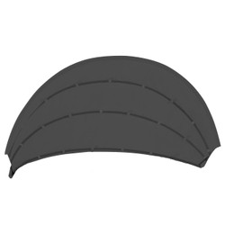 Outdoor Furniture 66in Round Daybed Retractable Canopy Replacement Cover,Patio Rattan Wicker Sun Bed Fade Resistant Canopies(Only Canopy Cover) (Charcoal Grey)