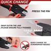 Mayouko 7PCS Quick Change Wire Crimping Tool Set for Heat