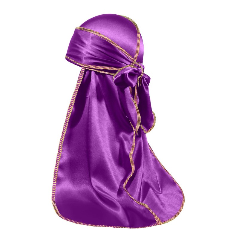 ForceWave Silky Durag for Men Wave Cap Satin Dorag for