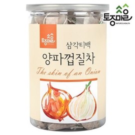 [토종마을]프리미엄 국산 양파껍질차 30티백 [싱싱티백캔] [Native Village] Premium Domestic Onion Peel Tea 30 Tea Bags [Fresh Tea Bag Can]