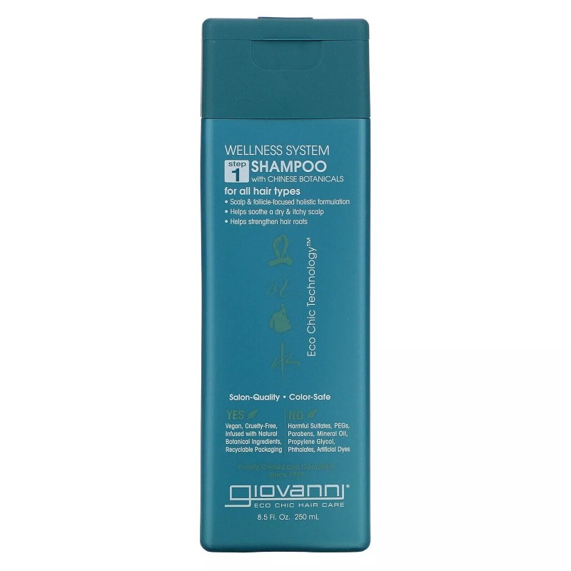 Giovanni, Wellness System Shampoo with Chinese Botanicals,All Hair Types