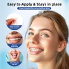 RAZOKO Orthodontic Wax for Braces Wax Dots 90 Individual Hygienic
