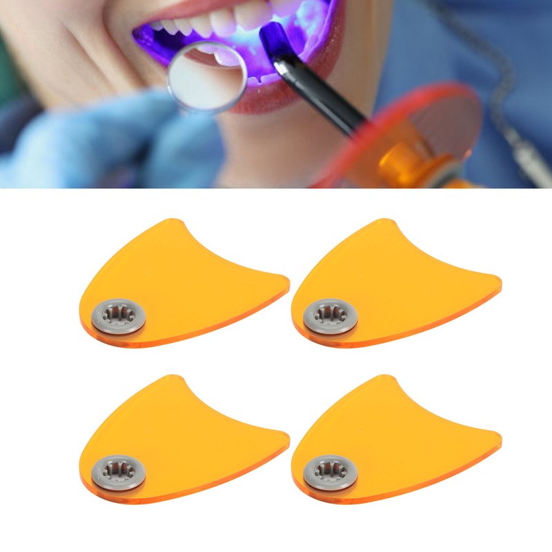 10pcs Dental Light Curing Shield Eye Protective Damage Resistant Dental