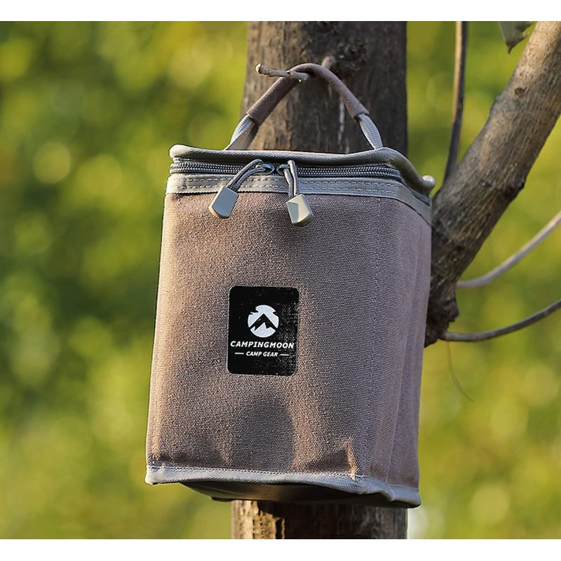 CAMPING MOON T-8-BC Lantern, Storage Box, For OD Cans, Canvas,