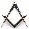 Masonic Master Mason Square & Compass Cut Out Car Auto