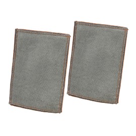 REDECKER 2-Ply Woven Copper Scrubbing Cloth and Absorbent Microfiber Cleaning Wipe, Scotch Brite Pads, and SOS Cleaning Pads, Machine Washable, 5-3/4 x 4 inches - Copper Dish Cloths - Copper Cloth