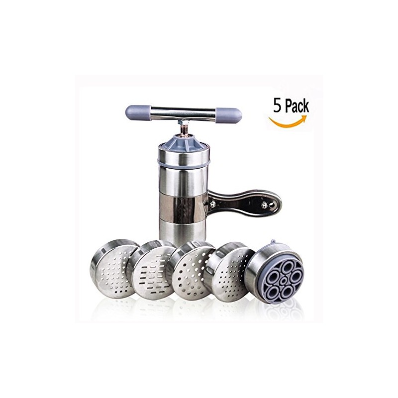 OFKPO Stainless Steel Noodle Maker Manual Noodle Press Pasta Press