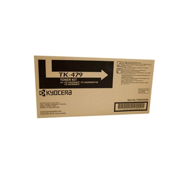 Kyocera 1T02K30CS0 Model TK-479 Black Toner, Compatible with FS-6030MFP, FS-6025MFP, FS-6525MFP, FS-6030MFP, FS-6530MFP and Copystar CS-255, CS-305, CS-6525, CS-6530 Laser Printers