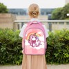 Bow Unicorn Backpack for Girls 3-in-1 Set with Lunch Box