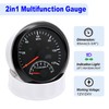ARTILAURA GPS Speedometer 0-120MPH with Tachometer 8000 RPM Gauge 85mm