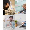 LiFMIRA Clip on Lamp USB Reading Light, 3 Color Modes,