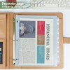 Koqye Binder Dividers with Pockets - 8 Plastic Dividers for