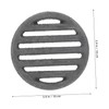 LABRIMP Fire Pit Bottom Grate Round Fireplace Grate for Indoor