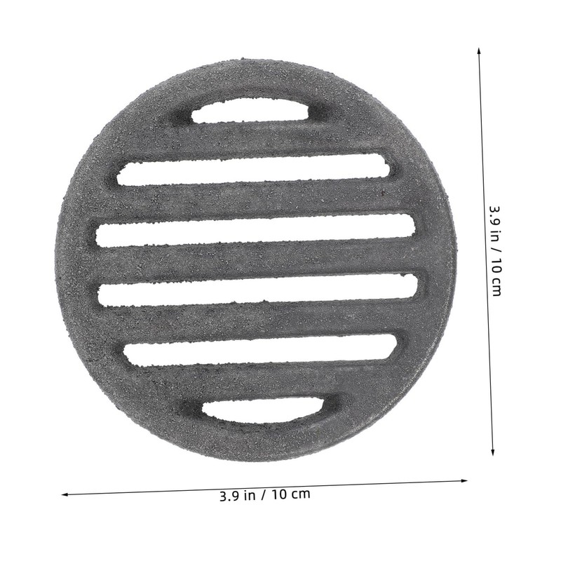 LABRIMP Fire Pit Bottom Grate Round Fireplace Grate for Indoor