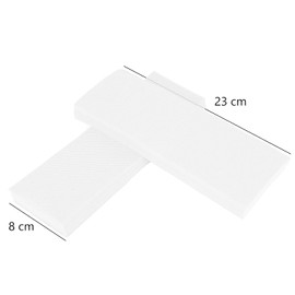 Plenteous Waxing strips For Women Hair Removal Non-woven wax strips, Full body Waxing Strips Use on Legs, Underarms, Facial Eyebrow (White) (35)