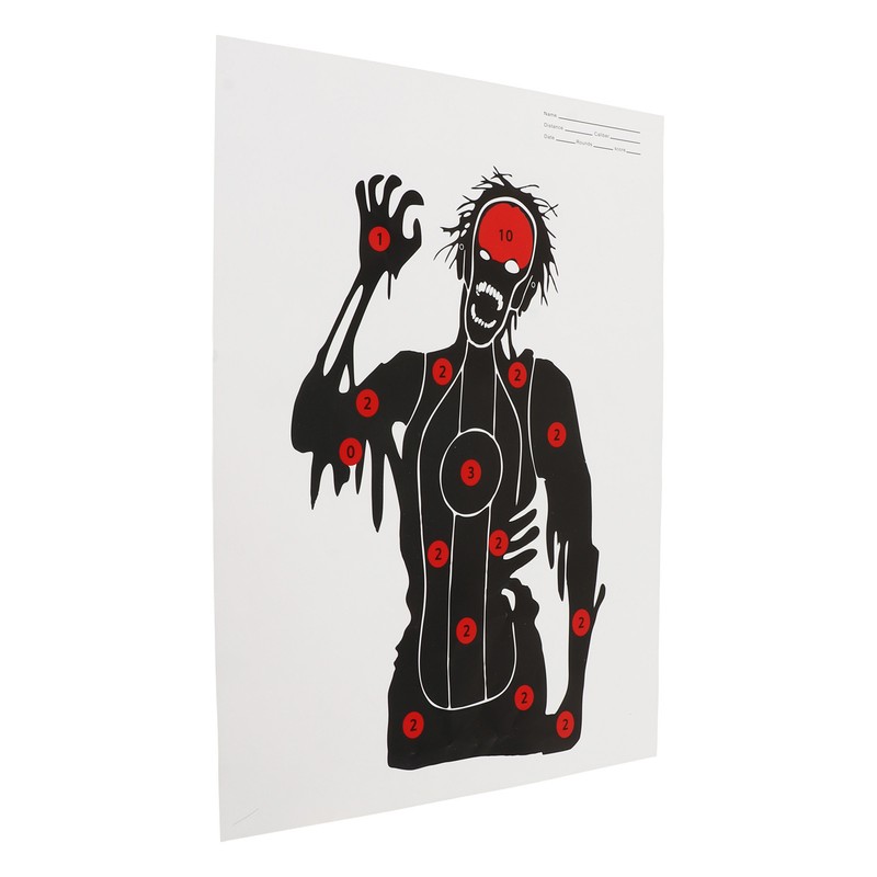 10Pcs Shooting Targets Paper Archery Paper Targets Bow Arrow Hunting