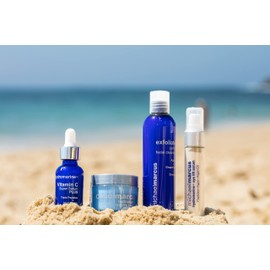 Michael Marcus 4 Piece Hydromarine Deluxe Day Kit Supporting Skin Firmness & Renewal - Complete Skincare Regimen for Women & Men - Vegan, Natural Skincare Products