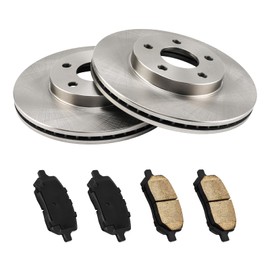 PHILTOP Front Brake Pads and Rotors kit Fit for Pontiac 2007-2009 G5, 11” Brake kit Front Brakes Rotors Automotive Replacement Brake kits