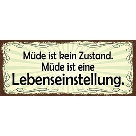 Schatzmix Tin-Plate Sign, Sheet metal, Multicoloured, 27x10 cm