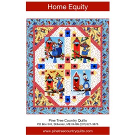 Quilting Treasures Quilt Kit Home Equity 50" X 58" A Home For All Seasons Lap/Throw Quilt Top&Bind