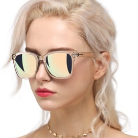 Myiaur Fashion Sunglasses for Women Polarized Driving Anti Glare UV400 Protection Stylish Design