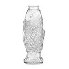 Clear Fish Shaped Vase Flower Holder Centerpiece