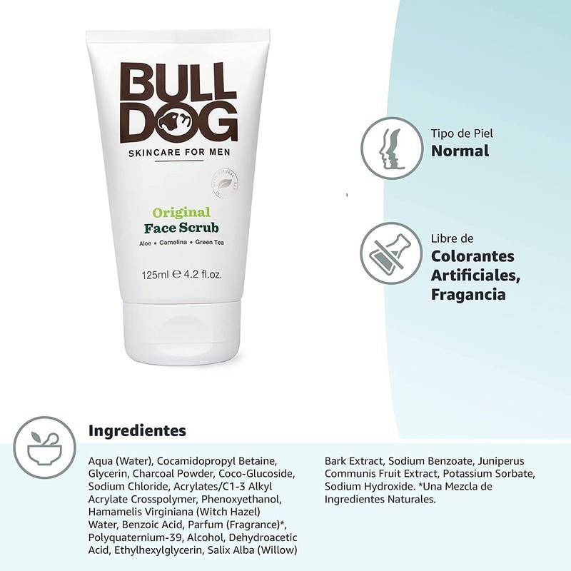 BULLDOG Skincare - Original Face Scrub for Men, 125ml