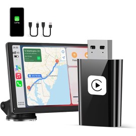 mardayket Wireless Carplay Adapter for Apple, 2025 Smallest Stable Wireless carplay Adapter Fast Convert Factory Wired to Wireless CarPlay Dongle Cars for iOS for auto 2 in 1