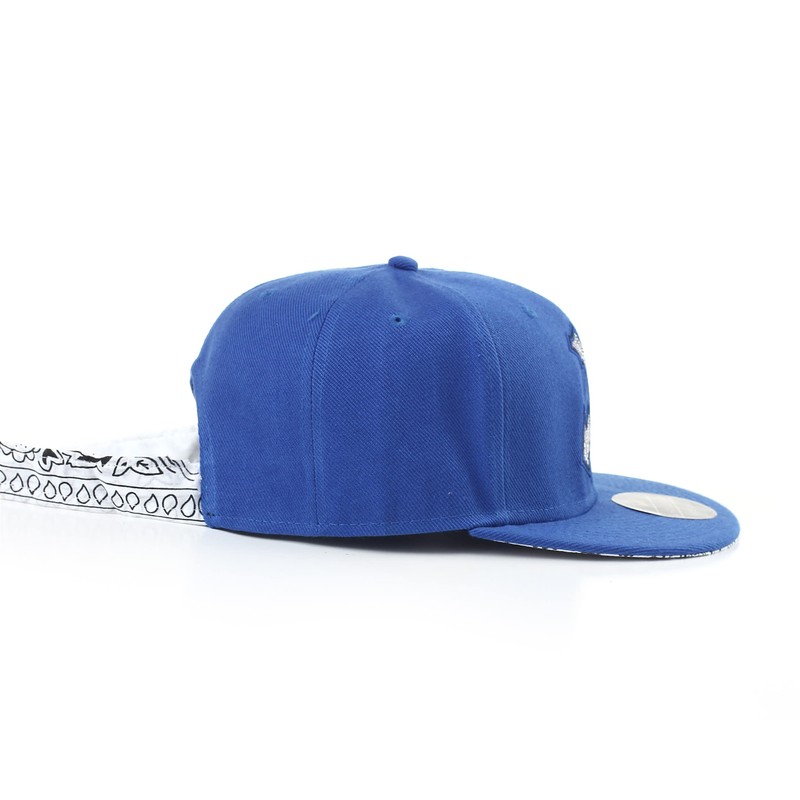 Underground Kulture Blue Tie-Back Bandana Baseball Cap