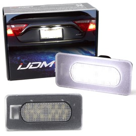 iJDMTOY OEM-Fit 3W Full LED License Plate Light Kit Compatible With 2019-up Toyota Corolla, Powered by 18-SMD Xenon White LED