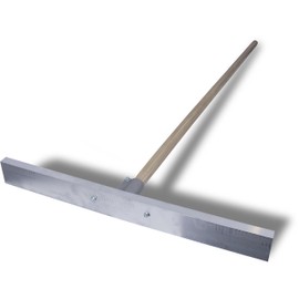 MARSHALLTOWN Asphalt Lute, Plain 30 Inch Blade, 66 Inch Wooden Handle, Made in the USA, RED700232