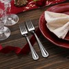KEAWELL Pearl Edge 4-Piece Premium Fork Set, 18/10 Stainless Steel,