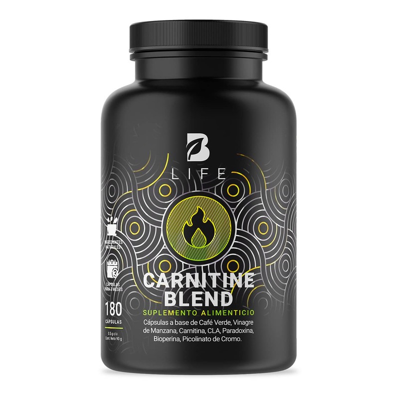 B Life Carnitina con Café Verde de 180 cápsulas