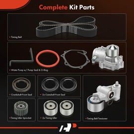 A-Premium Engine Timing Belt Kit with Water Pump Compatible with Subaru Impreza 1997-1998, Legacy 1997-1998 - 2.2L