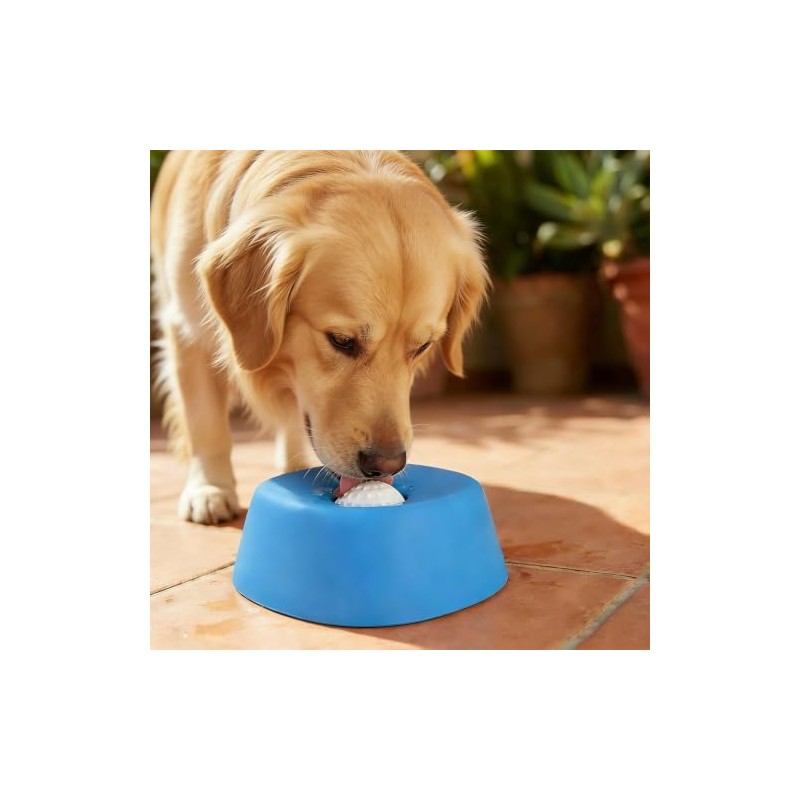 Cuenco Lamer Perro con Bola + Licking Mat para Perro