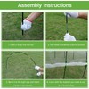 Garden Hoops Grow Tunnel, 12 Sets of 7FT Greenhouse Hoops
