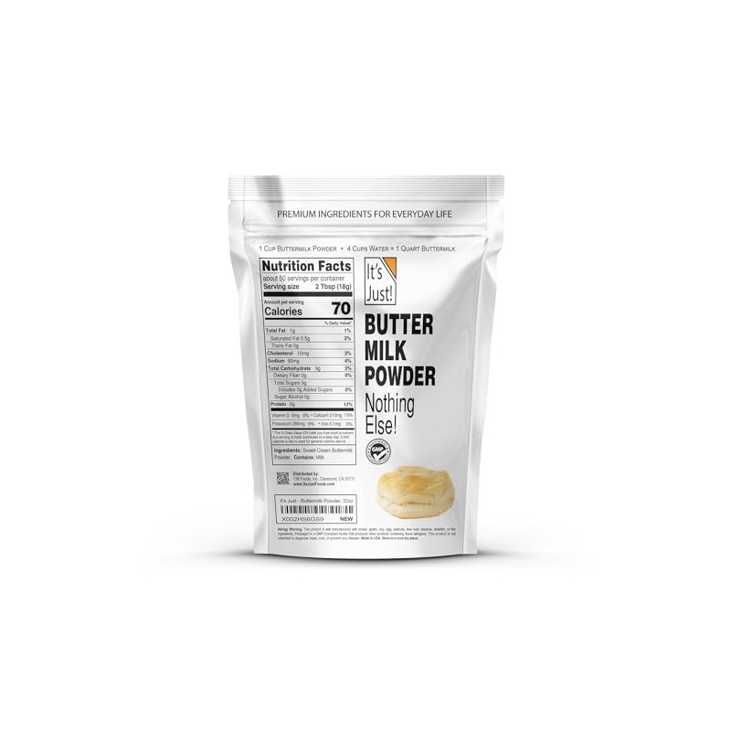 It's Just - Polvo de suero de mantequilla, crema dulce,