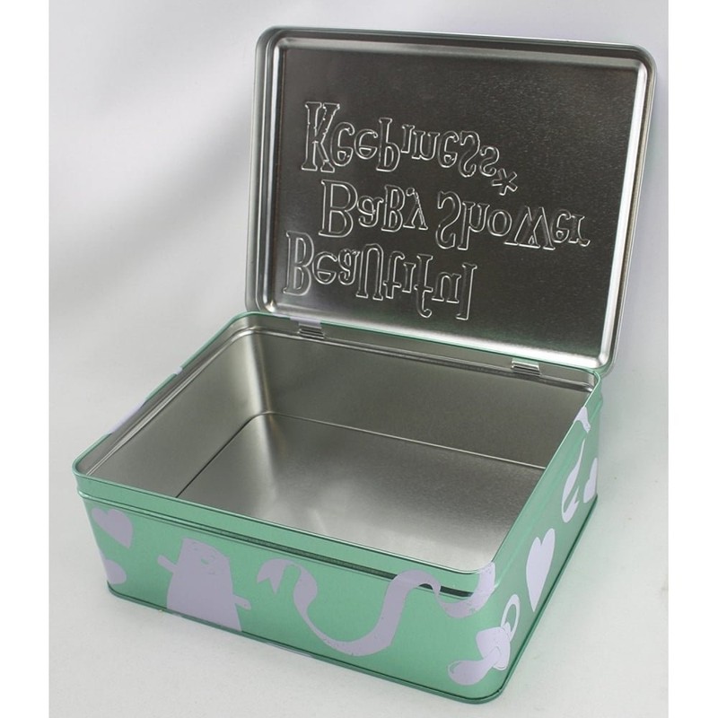 Bright Side Beautiful Baby Shower Storage and Keepsake Tin