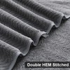 Ultra Soft Bath Towel Set of 4, Grey Extra Large