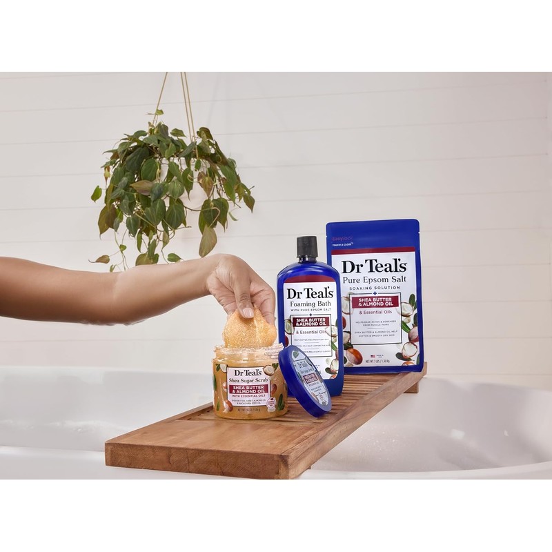 Dr Teal's Scrub Exfoliante para la Piel con Manteca de
