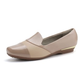 Ortho+rest Zapatos ortopédicos de vestir para mujer, mocasines para juanetes, zapatos ortopédicos, Color piel (nude), 9 US