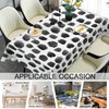 Beabes Polka Dot Dinner Table Cloths Black Polka Dots Decorative