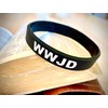 Reminderband WWJD Black Band - Large
