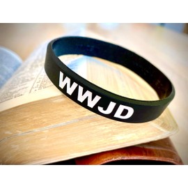 Reminderband WWJD Black Band - Large