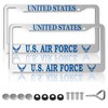2pcs for US Air Force Veteran License Plate Frames –